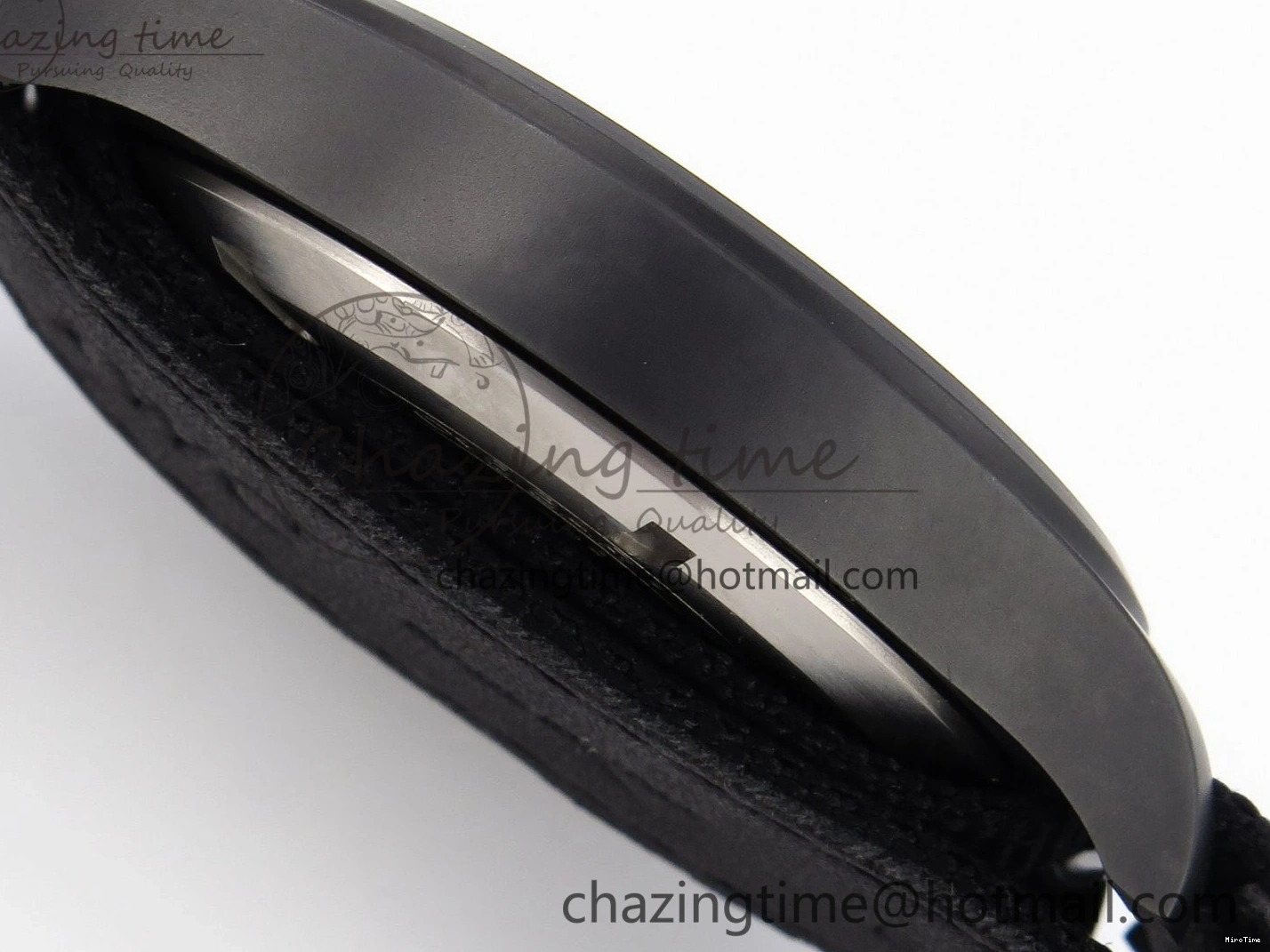 MIROTIME 0208 FreshLook Pilot’s Watch Top Gun Black Ceramic IW326901 ZF 1:1 Best Edition on Black Nylon Strap A 7026